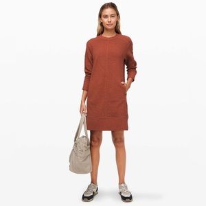Lululemon On Repeat Dress in Heathered Rustic Clay size 4